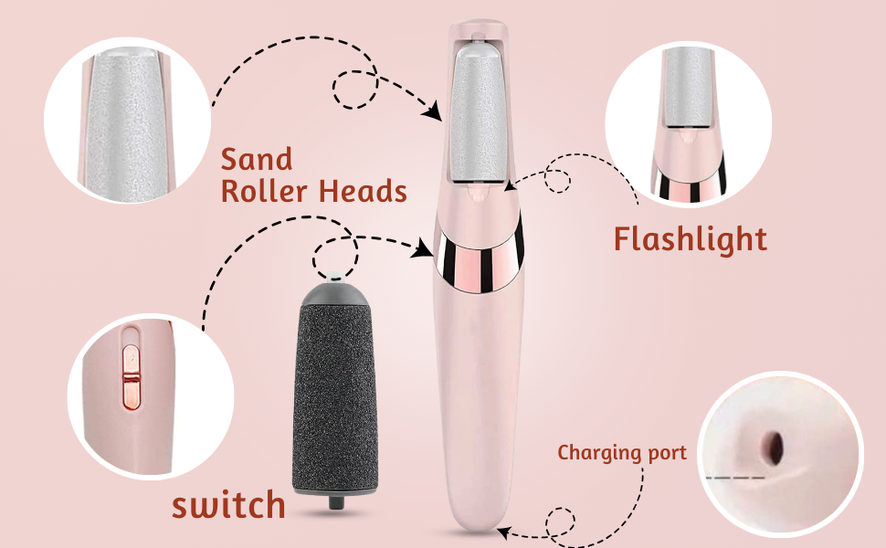 Electric Foot Callus Remover Pedicure Kits